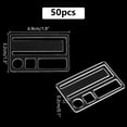 thumbnail image 2 of Embroidery Floss Bobbins 50pcs Floss Organizer Embroidery Thread Cards Clear Cross Stitch Thread Organizer Thread Holder Embroidery Cards for Sewing Storage Thread Organizer 1.2x1.9inch, 2 of 6
