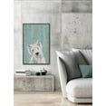 thumbnail image 3 of Marmont Hill "Furry Dog" Floater Framed Painting Print on Canvas, 3 of 4