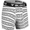 thumbnail image 4 of T Bloke Mens Briefs, Size XS White/Black Printed 3 Pack with Organic Fabric, 4 of 5