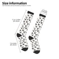 thumbnail image 5 of Daiia Sports Socks Funny Chicken Printed Novelty Crew Socks for Men Women Knee High Socks Cotton Socks Soft & Breathable Support Unisex Socks, 5 of 9