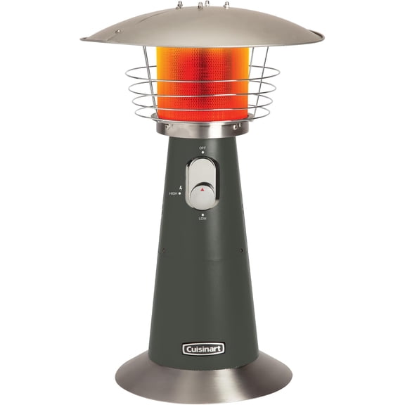 Cuisinart Portable Tabletop Patio Heater, Dark Gray, 11,000 BTU Propane