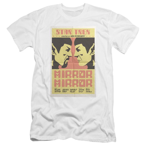 Star Trek Tos Episode 33 Premium Canvas Adult Slim Fit 30/1 T-Shirt White