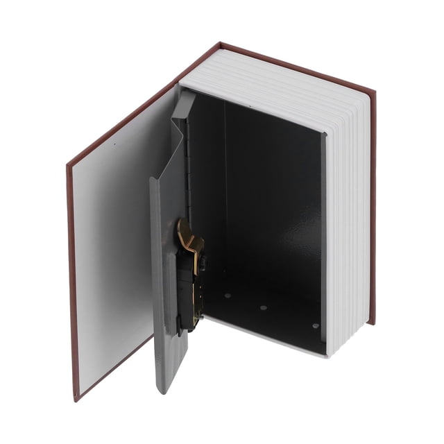 Caja fuerte para libros ANGGREK Con Cerradura de Metal oculta para Almacenar dinero