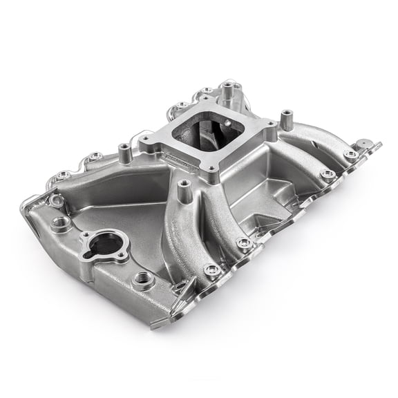 Speedmaster 1-147-098 Compatible with Oldsmobile 400 425 455 LowRise Aluminum Intake Manifold [Polished]