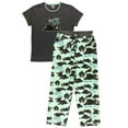 thumbnail image 3 of Lazy One Women's Pajama Set, Short Sleeves with Cute Prints, Relaxed Fit, Bearly Awake, 3 of 7