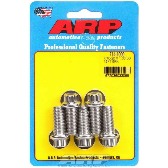 S/S Bolt Kit - 12pt. (5) 7/16-20 x 1.000