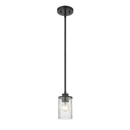 

Z Lite 492MP-MB 7.75 x 5.25 in. Mini Pendant LED Light Black & Clear