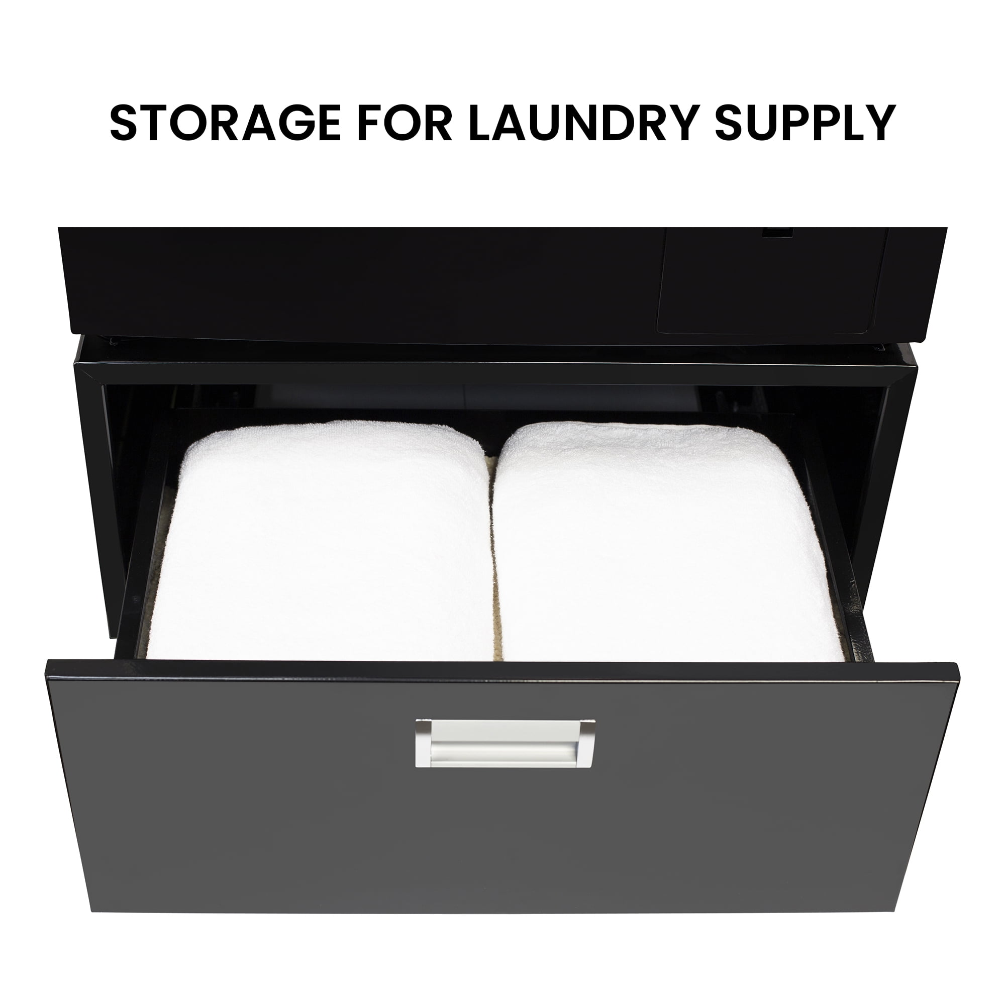 All-in-One Washer Dryer VENTED-DRY FASTER than Condense 15lb 110V + Pedestal