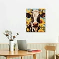 thumbnail image 2 of Nawypu  Sunflower Farmhouse Cow Canvas Wall Art,Christian Bible Verses Wall Art,Inspirational Quotes Country Farm Animals Wall Art, 2 of 4
