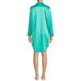 thumbnail image 3 of Secret Treasures Women's Satin Sleep Shirt, 3 of 5