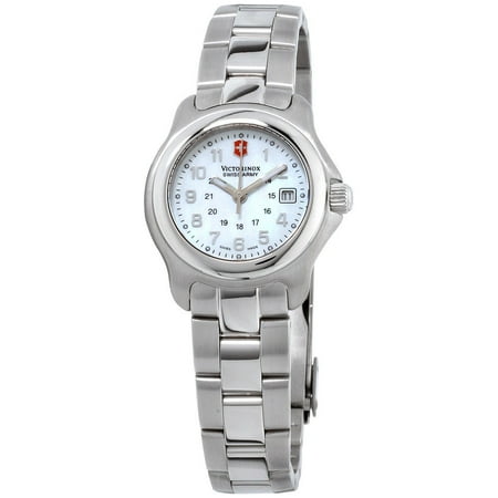 Dkny Mother Of Pearl Dial Watch - Victorinox Mother Of Pearl Dial Stainless Steel Band Ladies Watch 251035