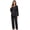 Black, variant on U2SKIIN Womens Button Up Pajama Sets, Soft Long Sleeve Flannel Knit Lounge Sets,(Pink,M)