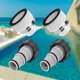thumbnail image 4 of Adaptador de Abrazadera Válvula de émbolo Adaptador de drenaje con collares Piezas de piscina Piscina para bomba de agua ada Conjunto B Baoblaze Adaptador de manguera, 4 of 7