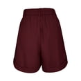 thumbnail image 7 of Aihuaihua Womens Shorts Dressy High Waisted Wide Leg Tailored Shorts Pleated Business Casual Work Trouser Shorts XL, 7 of 7