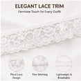 thumbnail image 3 of APEXFWDT 2 Pack Women's Half Slips for Under Dresses, Lace Trim Anti-Chafing Underskirt, Lightweight Non-Cling Above Knee Slip Dress Liners, 3 of 7