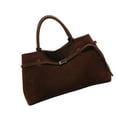 thumbnail image 2 of Bolso de gamuza Fernando Bolso grande informal para mujer 38 cm x 16 cm x 25 cm, 2 of 8