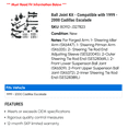 thumbnail image 2 of Ball Joint Kit - Compatible with 1999 - 2000 Cadillac Escalade, 2 of 2