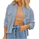 thumbnail image 1 of Chaquetas Para Mujer Abrigos Abrigos Moda Casual Cómodo Soild Manga Larga Tops Chaqueta Odeerbi ODB146396, 1 of 5