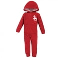 thumbnail image 2 of Hudson Baby Toddler Girl Fleece Jumpsuits, Coveralls, and Playsuits 2pk, Christmas Unicorn, 2 Toddler, 2 of 3