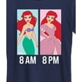 thumbnail image 3 of Disney Princess - Ariel Day And Night Wear- Women's Short Sleeve Graphic T-Shirt, 3 of 5