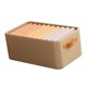 thumbnail image 3 of CAJA DE ALMACENOMO DE ROPA DE GRAN CAPACIDAD, TELA NO TEJIDA, TUPO CAJÓN, PLEGABLE CON ASA, PARA ORGANIZACIÓN DE ROPA, 3 of 7