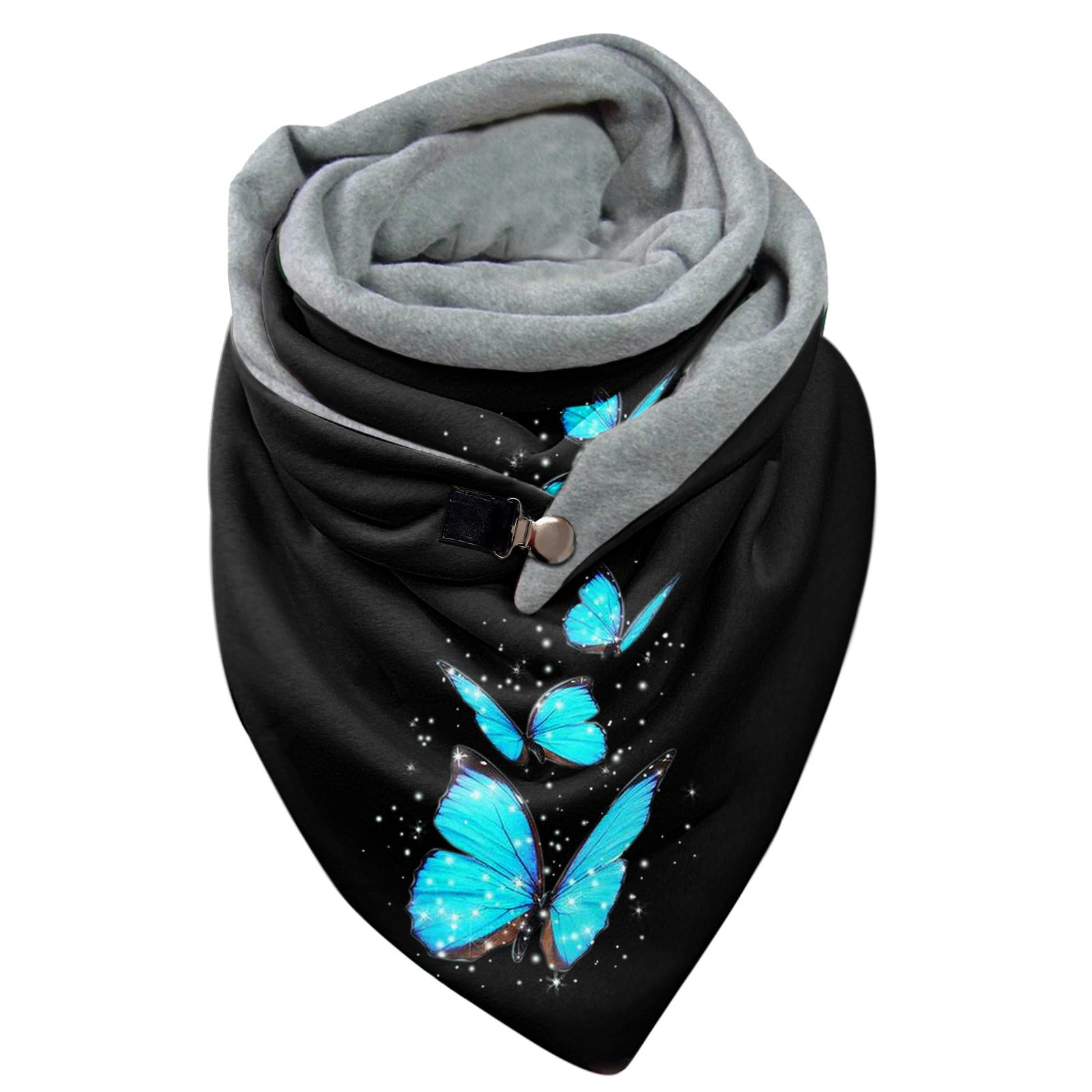 Animal Butterfly Print Fashion Scarf Wrap Chiffon Soft Large Light Finecy In 