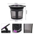 thumbnail image 3 of Mosiee 1Pcs Refillable Coffee Filter Cup Reusable Coffee Pod Filter Capsules For Keurig 2.0 1.0 K Cup Coffee Maker Filter Coffeeware, 3 of 9