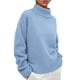 thumbnail image 1 of Suéter PRETTYGARDEN Cuello Alto Manga Larga Azul Claro XL, 1 of 5