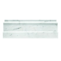 Apollo Tile 10 pack 4-in W x 12-in L Marble Polished Baseboard Tile Trim (3.33 Sq ft/case)