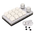 thumbnail image 2 of 12 Key Mini Keypad, Programmable Keypad with Knob USB DIY Gaming Keyboard for Gaming Office Music Media Industrial Control Mechanical Keyboard, 2 of 8