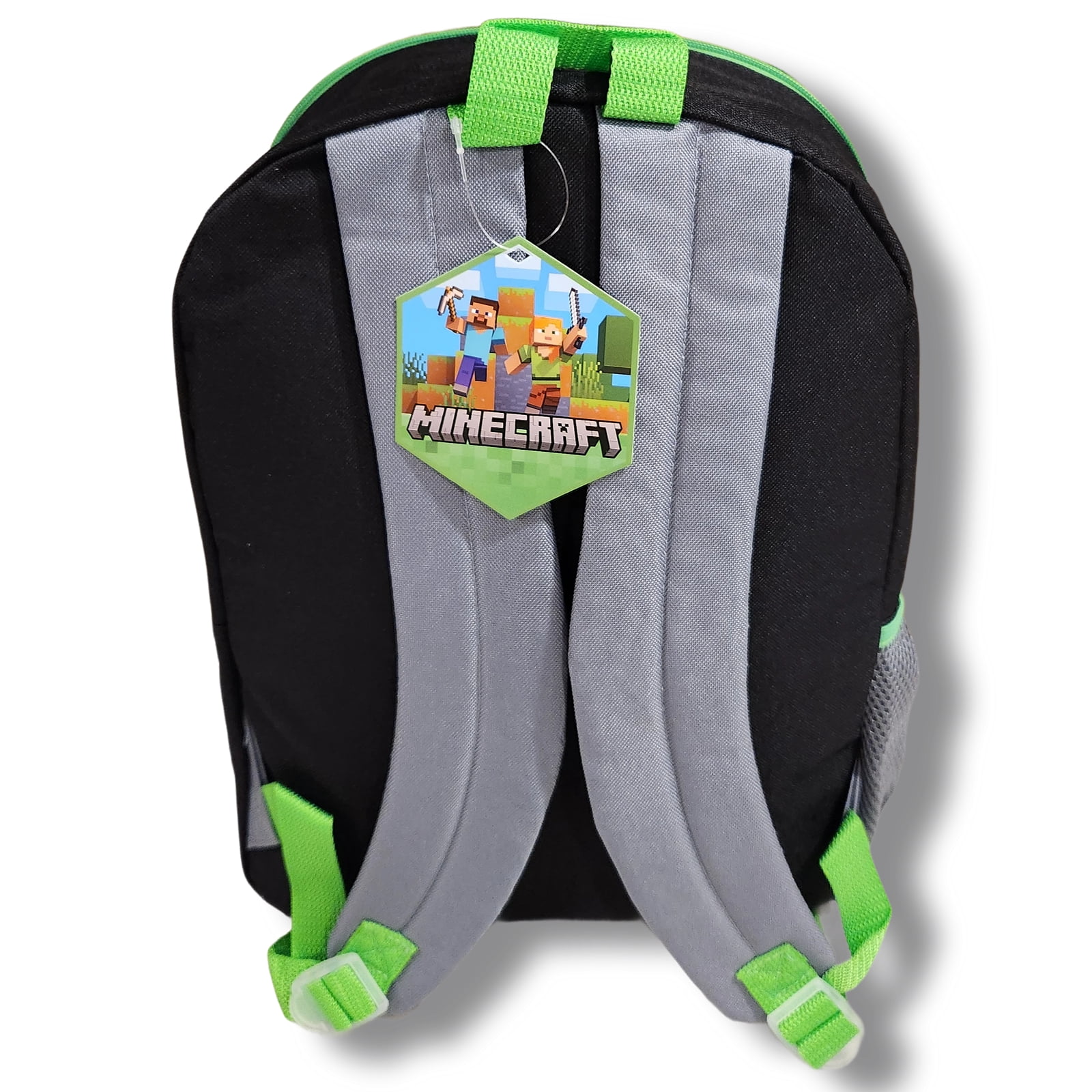 Minecraft "Adventure Club" Full Size 16 Inch Backpack with Detachable Lunch Box