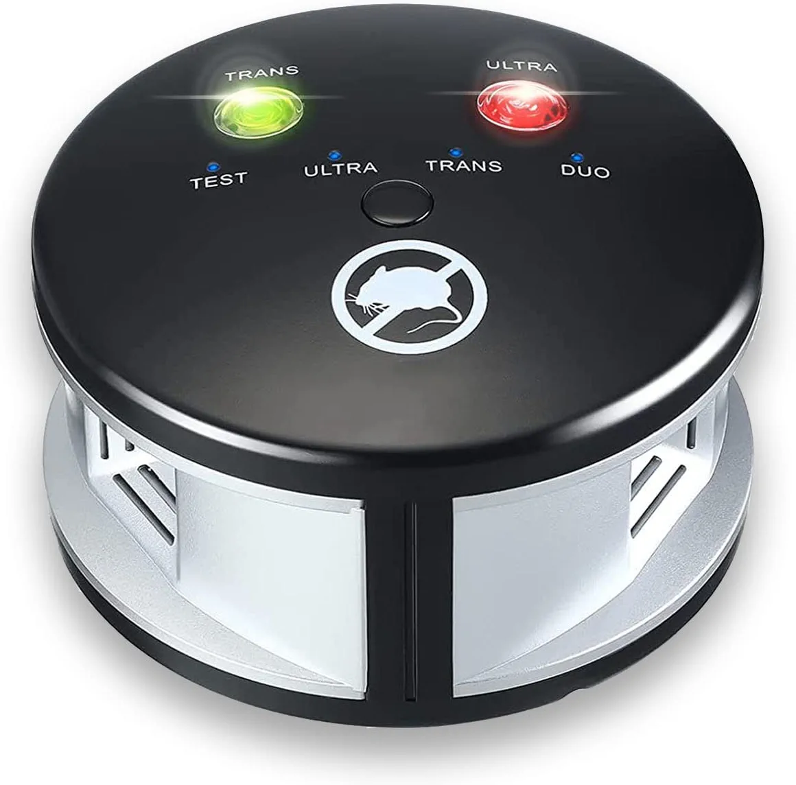 Enkey Ultrasonic black rat repellent, Rodent Repeller 4in1 Indoor Home Defense Pest Control