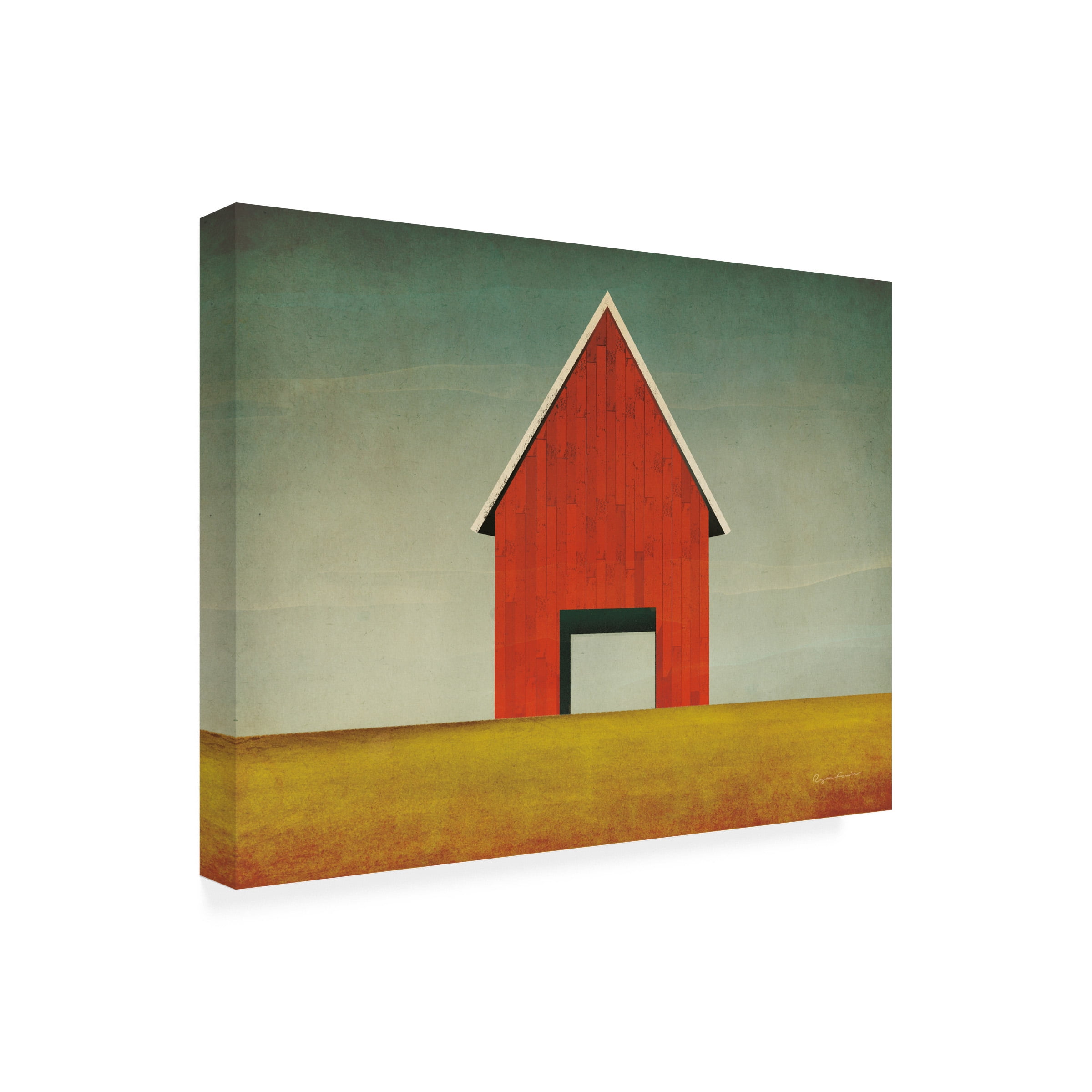 Ryan Fowler 'Red Barn Summer' Canvas Art