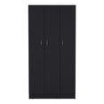 thumbnail image 2 of Miekor Furniture Wardrobe Armoire 71H" with 3-Doors and 2-Inner Drawers, 3 Doors, Black B5A1779, 2 of 7