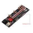 thumbnail image 4 of jesticaly PCI-E 1X to 16X Adapter 10 Capacitor PCI- Extension Board Extender Red 1Set, 4 of 6