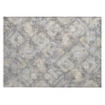thumbnail image 2 of Addison Rugs Chantille Indoor/Outdoor Transitional Diamonds Gray Washable Rectangle Rug, 1'8" x 2'6", 2 of 6