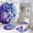 style-1144, variant on 4 Pcs Shower Curtain Set Blue And Purple Geometric Wolf Shower Curtain And Rugs Shower Curtain Set Animals Art Wolf 12 Hooks for Bathtub Decor 72inch X 72inch