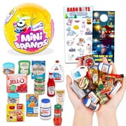 Zuru 5 Surprise Mini Brands Series 2 Mystery Set Bundle with Pikmi Pops Stickers and More (Collectible Food Toys)