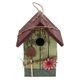 thumbnail image 1 of Casas de aves decorativas al aire libre,Casas de pájaros Casa de pájaros de madera de madera,Casa de pájaros Jardín Nido de pájaros Caja Nido colgante,Adorno colgante de jardín Cola Casas de aves decorativas al aire libre, 1 of 8