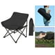 thumbnail image 3 of Silla plegable para acampar Colamx con bolsa de almacenamiento y bolsillo resistente Negro, 3 of 8