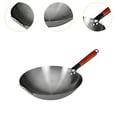 thumbnail image 6 of Fiocias Chinese Wok Chinese Wok Cookware Pot Induction Cooker Boiling Manual Forged Iron 36cm, 6 of 9