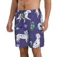 thumbnail image 2 of Kdxio Cute Dog Pattern Mens Casual Shorts - Drawstring Summer Beach Sports Shorts for Men, 2 of 9
