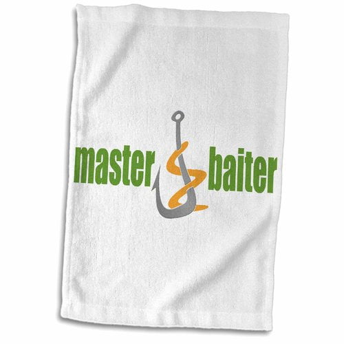 3drose Funny Master Baiter Fishing Humorsports Hand Towel Walmart Com Walmart Com
