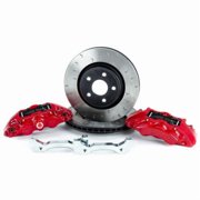 Alcon 2018+ Jeep JL Front Brake Upgrade Kit with 6-Piston Red Calipers and 350x32mm Rotors