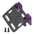 thumbnail image 3 of Bunblic RC Car ESC Mounting Fixing Plate Upgrade DIY Accessories Parts Electronics Mounting Plate Easy Installation for Model Crawler Purple, 3 of 8