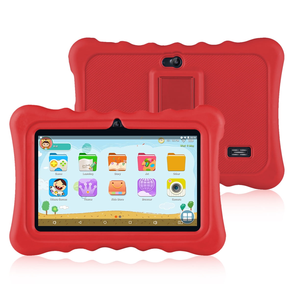 Kids Edition Tablet, Android 7.1 OS Tablet 7" Display 1G ...