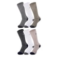 thumbnail image 3 of Chaps Athletic Half Cushion Crew 6-Pack Men's, Sock Size 10-13, 3 of 5