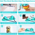 thumbnail image 5 of Juguete interactivo indestructible con ventosa para perros, duradero, con función de limpieza de dientes y dispensador de comida., 5 of 5