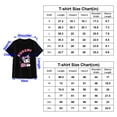 thumbnail image 5 of Lheaggik Cute Cartoon T-Shirt Men Women Crew Neck Shirt Cosplay Short Sleeve Kuro-mi Shirts Black L, 5 of 5