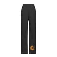 thumbnail image 4 of VEKDONE Womens Linen Long Pants Black L, 4 of 4